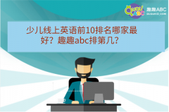 少儿线上英语前10排名哪家最好？趣趣abc排第几？