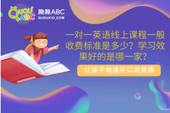 一对一英语线上课程一般收费标准是多少？学习效果好的是哪一家？