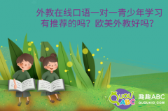 外教在线口语一对一青少年学习有推荐的吗？欧美外教好吗？