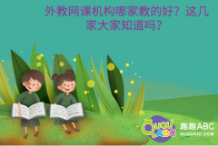 外教网课机构哪家教的好？这几家大家知道吗？