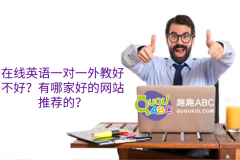 在线英语一对一外教好不好？有哪家好的网站推荐的？