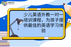 少儿英语外教一对一培训课程，为孩子提供最佳的英语学习体验