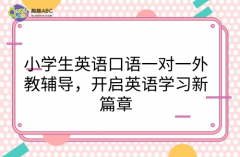 小学生英语口语一对一外教辅导，开启英语学习新篇章