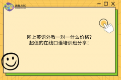 网上英语外教一对一什么价格？超值的在线口语培训班分享！